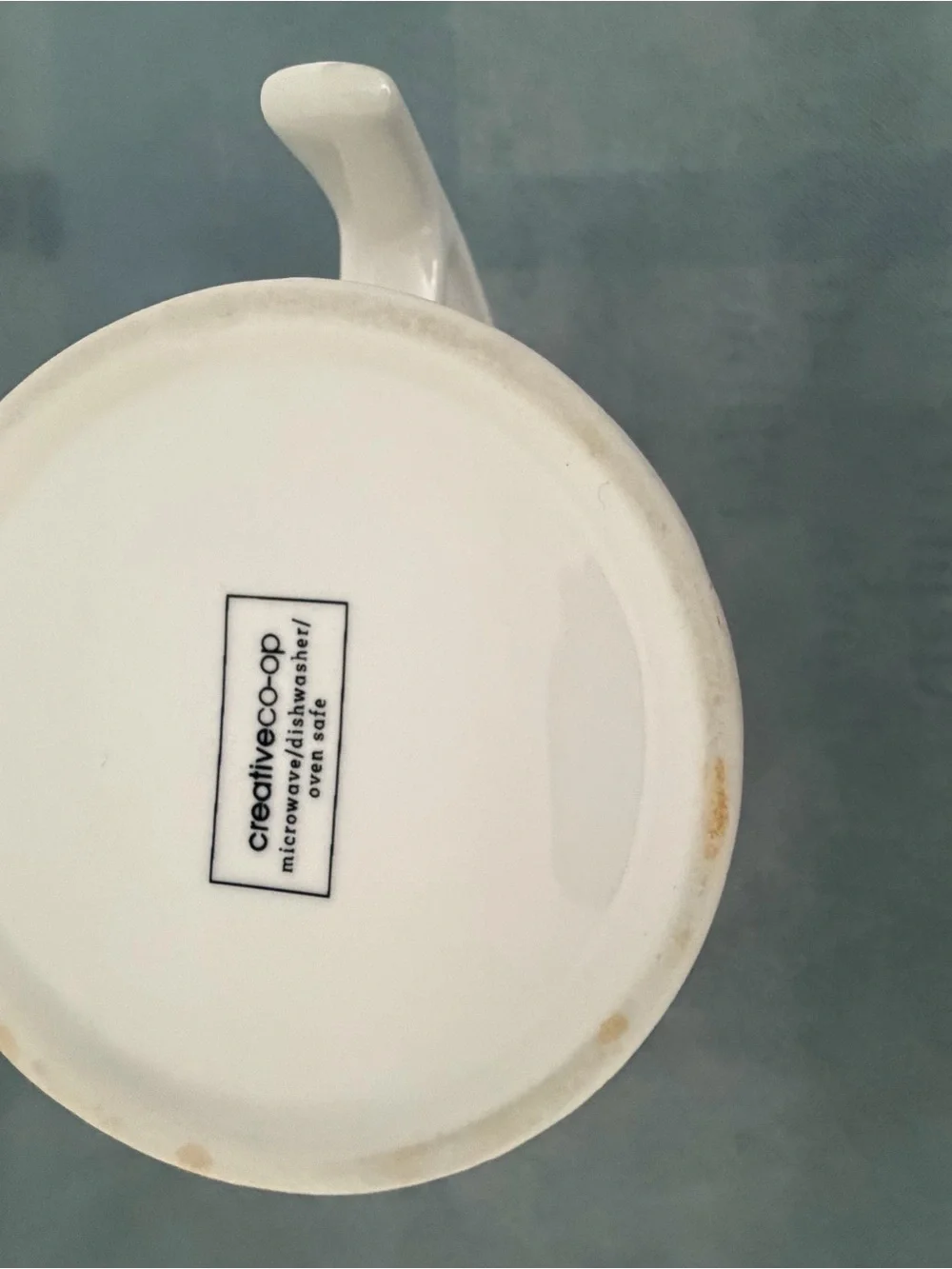 Creative Co-op White Ceramic Measuring Pitcher 0.8L Excellent(F299)